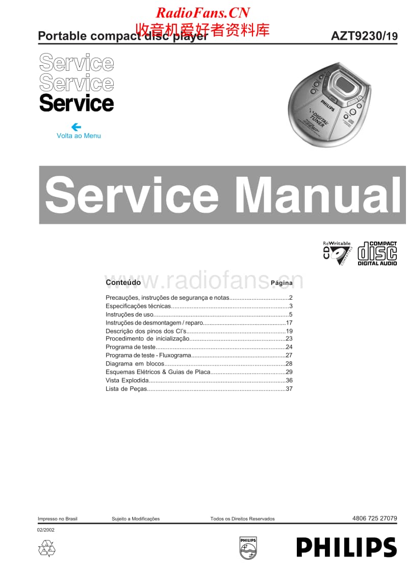 Philips-AZT-9230-Service-Manual-2电路原理图.pdf_第1页