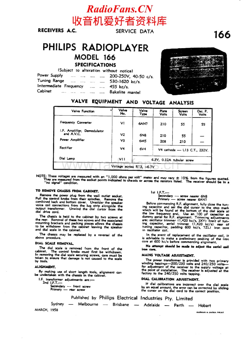 Philips-166-Service-Manual电路原理图.pdf_第1页
