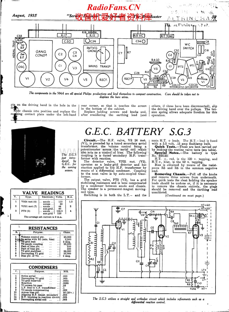 Philips-584-A-Service-Manual电路原理图.pdf_第2页