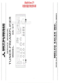 Mitsubishi-DA-C7-Service-Manual电路原理图.pdf