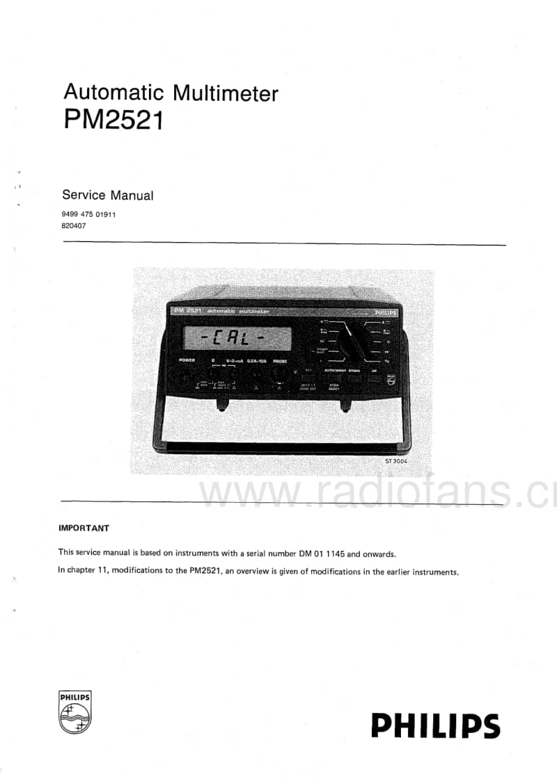 Philips-PM-2521-Service-Manual电路原理图.pdf_第2页
