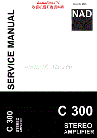 Nad-C-300-Service-Manual电路原理图.pdf
