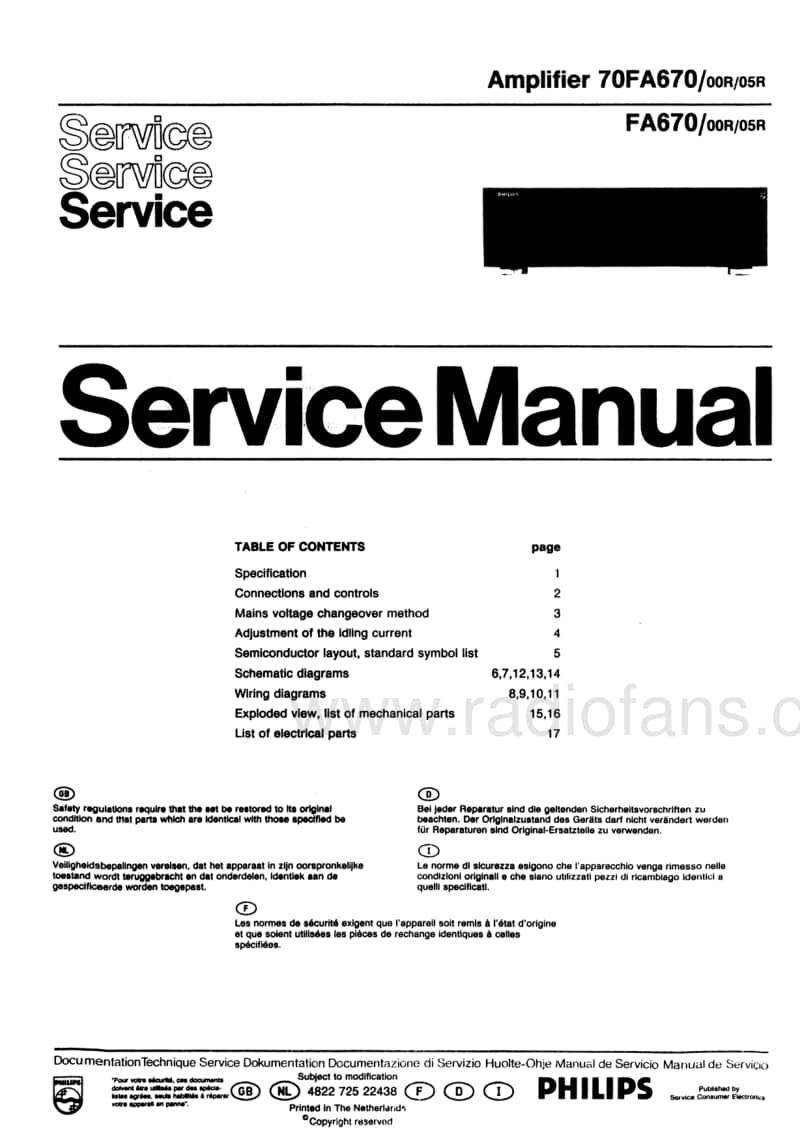 Philips-FA-670-Service-Manual电路原理图.pdf_第1页