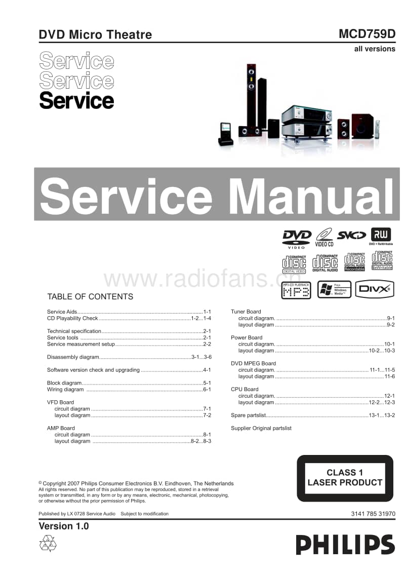 Philips-MCD-759-D-Service-Manual电路原理图.pdf_第1页