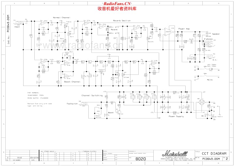 Marshall-8020-Valvestate-Schematic电路原理图.pdf_第1页
