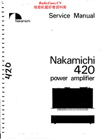 Nakamichi-420-Service-Manual电路原理图.pdf