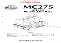 McIntosh-MC-275-Mk-IV-Service-Manual电路原理图.pdf