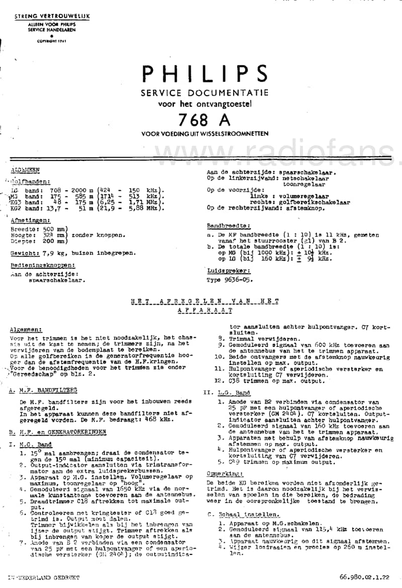 Philips-768-A-Service-Manual电路原理图.pdf_第3页