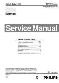 Philips-SW-3000-Service-Manual电路原理图.pdf