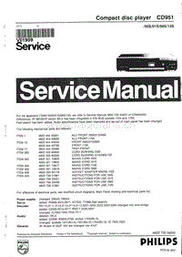 Philips-CD-951-Service-Manual电路原理图.pdf