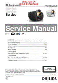 Philips-AZD-102-Service-Manual电路原理图.pdf