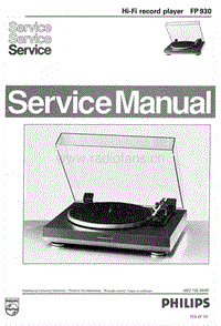 Philips-FP-930-Service-Manual电路原理图.pdf
