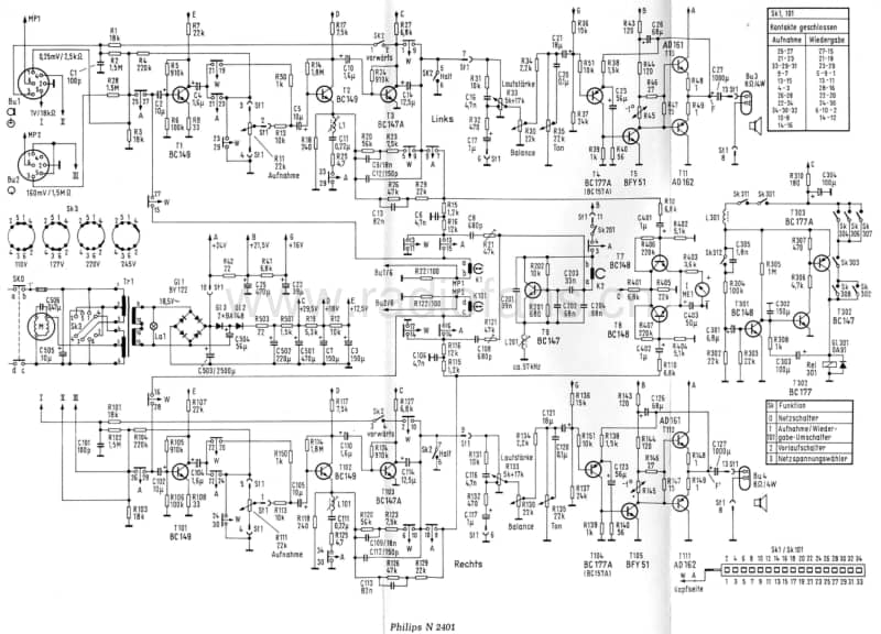 Philips-N-2401-Schematic电路原理图.pdf_第1页