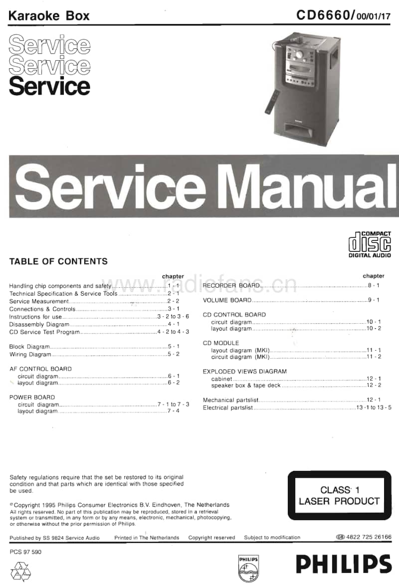 Philips-CD-6660-Service-Manual电路原理图.pdf_第1页