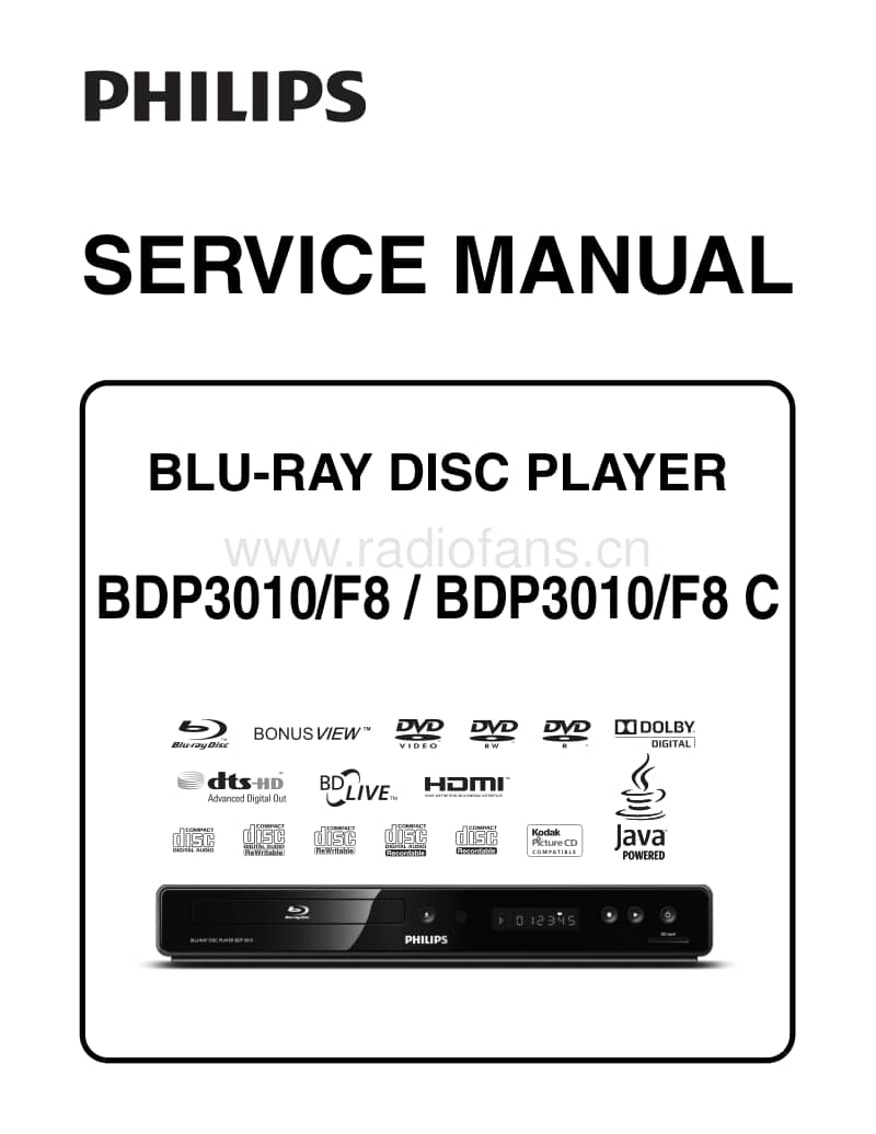 Philips-BDP-3010-F-8-Service-Manual电路原理图.pdf_第1页
