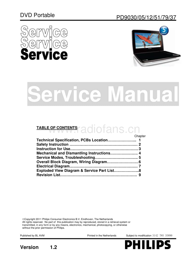 Philips-PD-9030-Service-Manual电路原理图.pdf_第1页