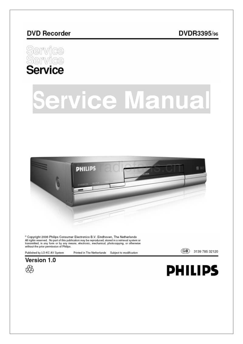 Philips-DVDR-3395-Service-Manual电路原理图.pdf_第1页