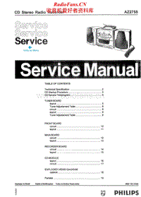 Philips-AZ-2755-Service-Manual电路原理图.pdf