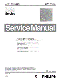 Philips-SW-7100-SA-Service-Manual电路原理图.pdf