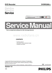 Philips-DVDR-3390-Service-Manual电路原理图.pdf