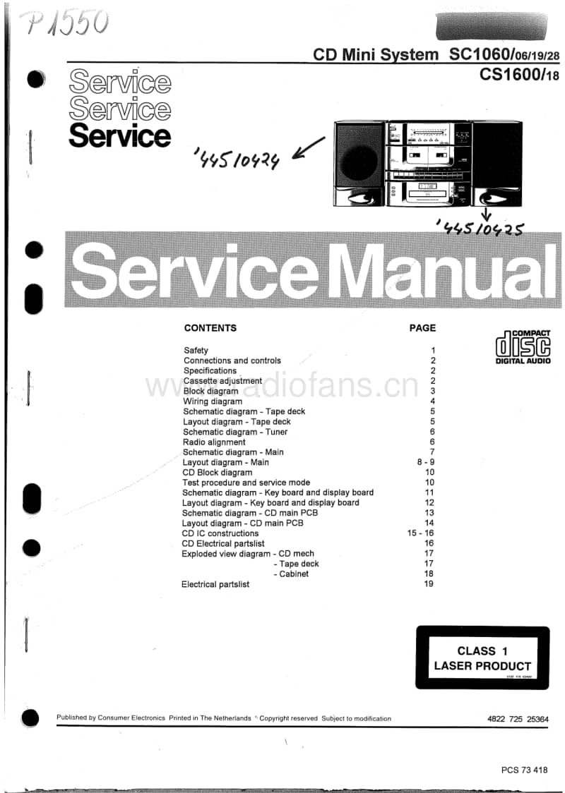 Philips-SC-1060-Service-Manual电路原理图.pdf_第1页