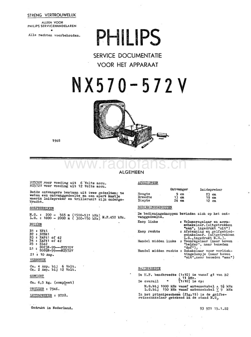 Philips-NX-572-V-Service-Manual电路原理图.pdf_第1页