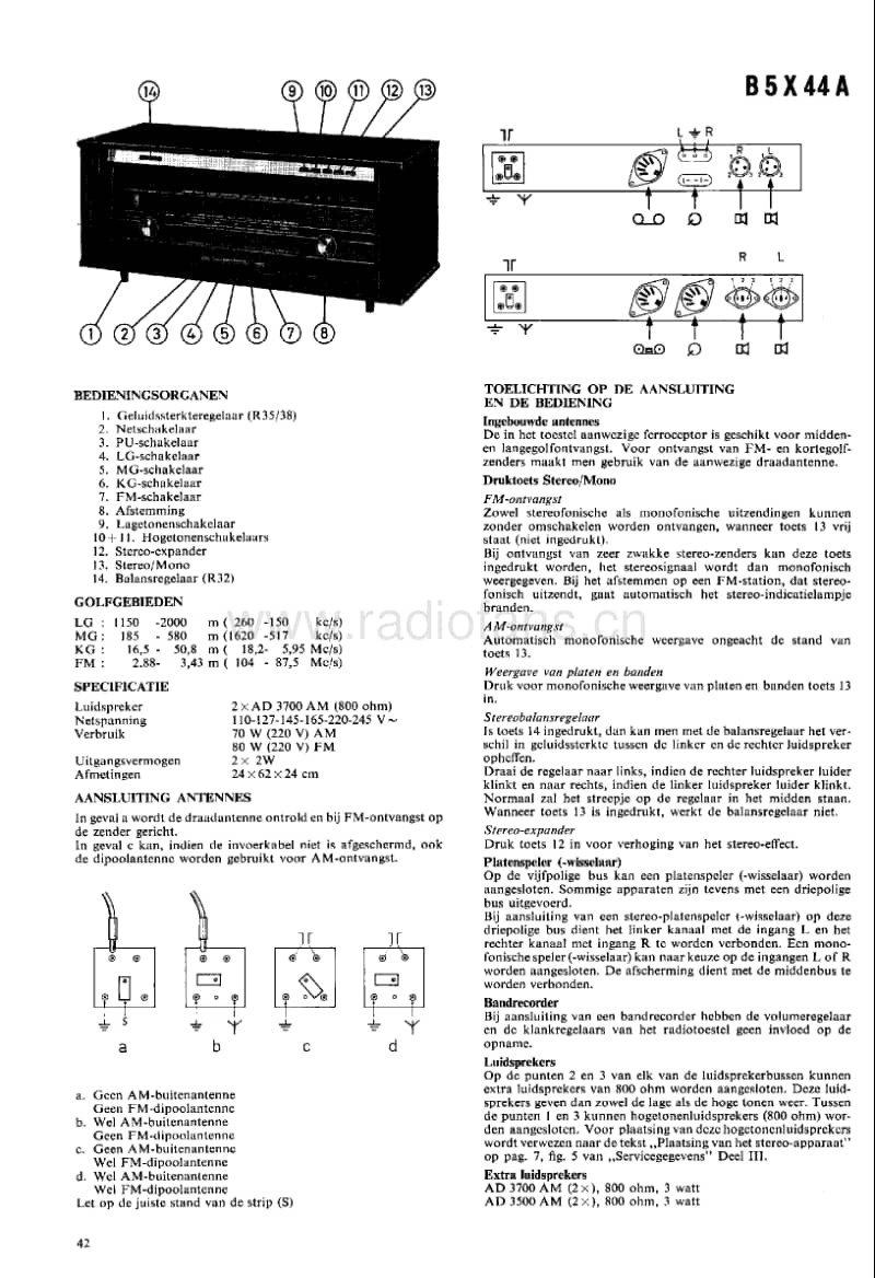 Philips-B-5-X-44-A-Service-Manual电路原理图.pdf_第1页
