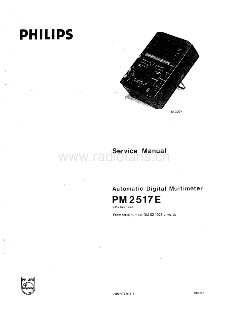 Philips-PM-2517-E-Service-Manual电路原理图.pdf_第1页
