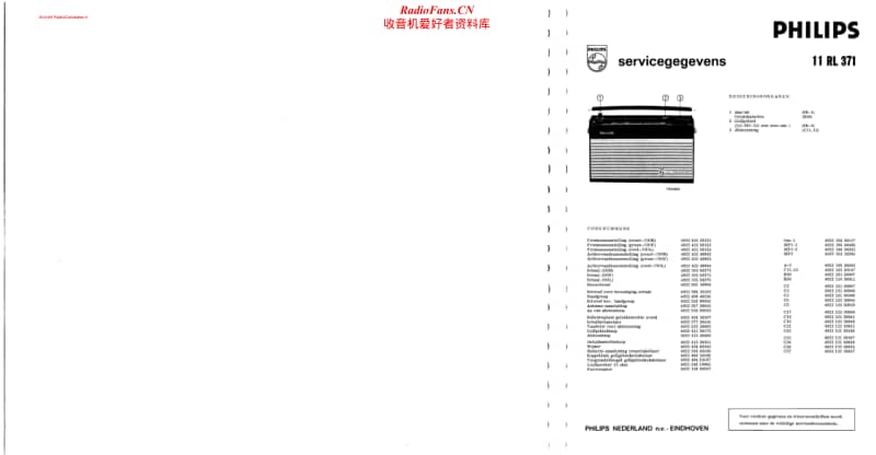 Philips-11-RL-371-Service-Manual电路原理图.pdf_第1页