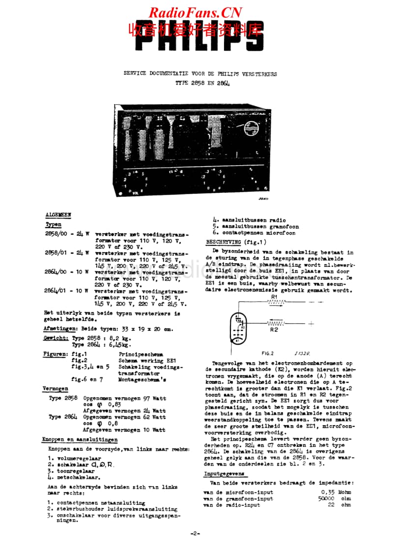 Philips-2864-Service-Manual电路原理图.pdf_第1页