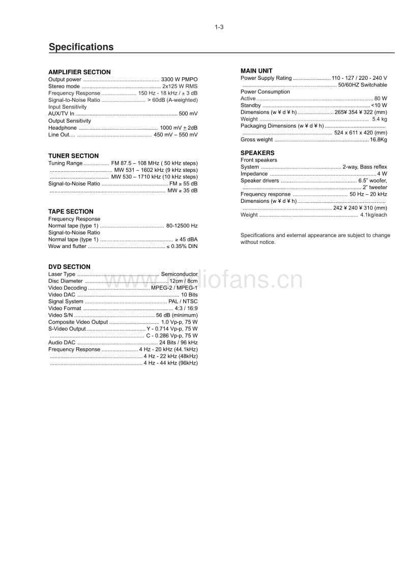 Philips-FWD-573-Service-Manual电路原理图.pdf_第3页