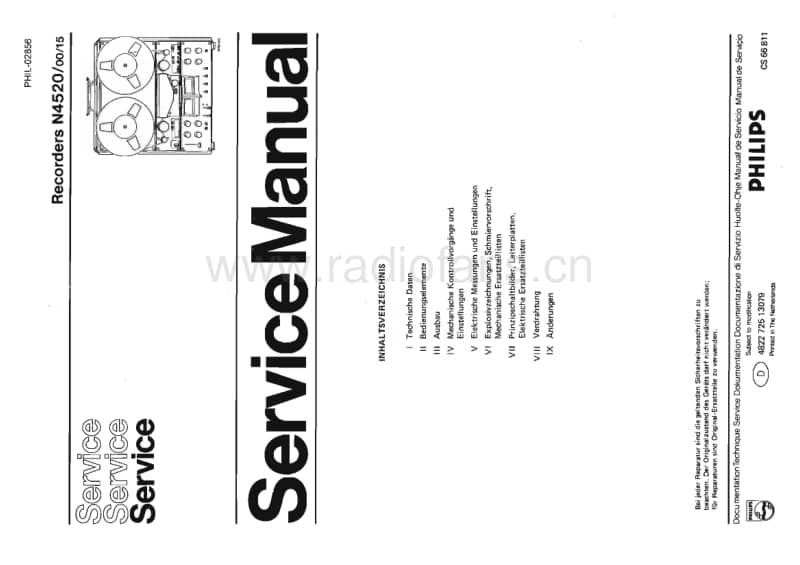 Philips-N-4520-Service-Manual电路原理图.pdf_第1页