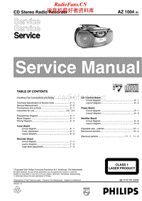 Philips-AZ-1004-Service-Manual电路原理图.pdf