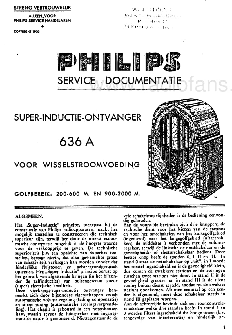 Philips-636-A-Service-Manual电路原理图.pdf_第3页