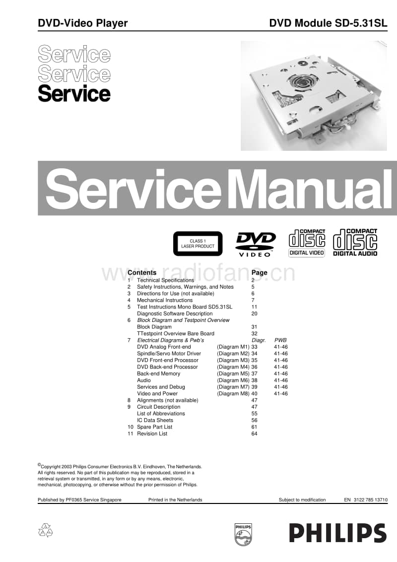 Philips-SD-5.31-SL-Service-Manual电路原理图.pdf_第1页