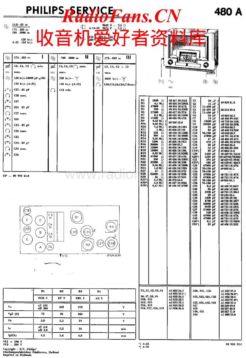Philips-480-A-Service-Manual电路原理图.pdf_第1页
