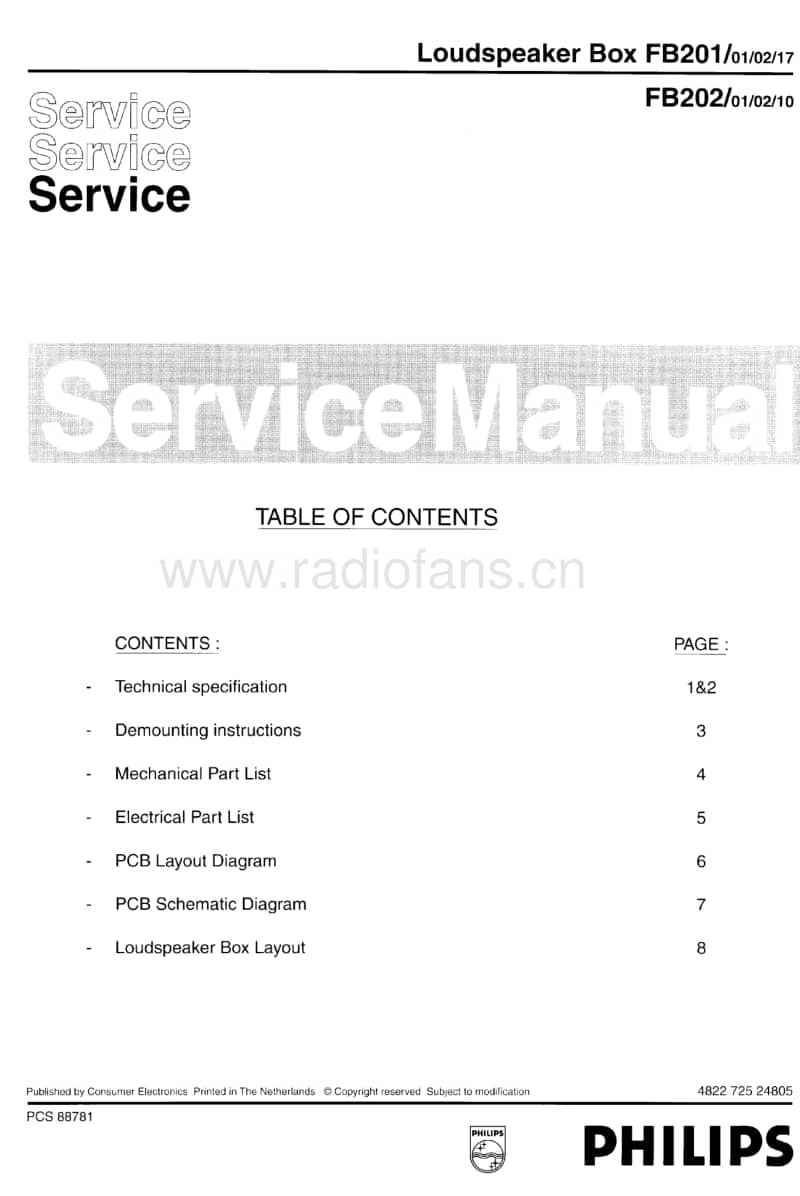 Philips-FB-202-Service-Manual电路原理图.pdf_第1页