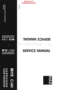 Nad-M-15-Service-Manual电路原理图.pdf