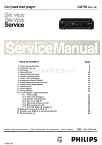 Philips-CD-751-Service-Manual电路原理图.pdf