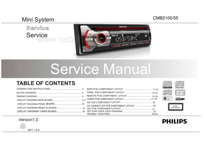 Philips-CMB-2100-Service-Manual电路原理图.pdf_第1页