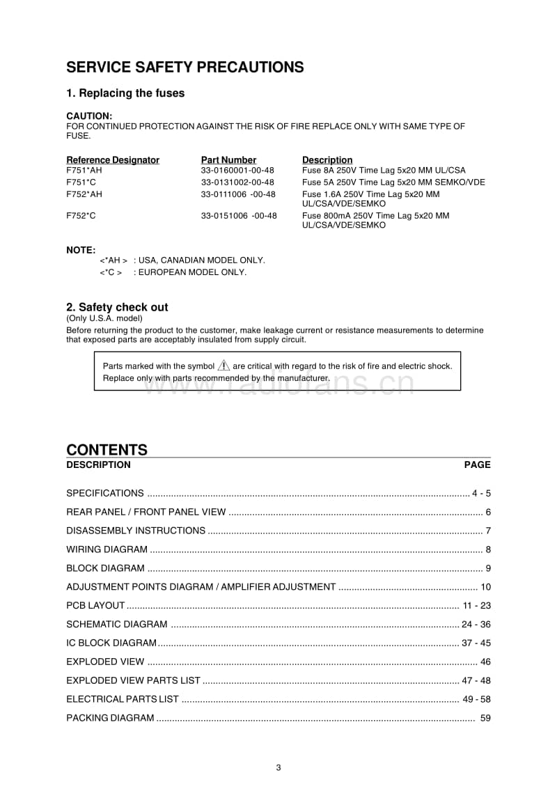 Nad-T-752-Service-Manual电路原理图.pdf_第3页