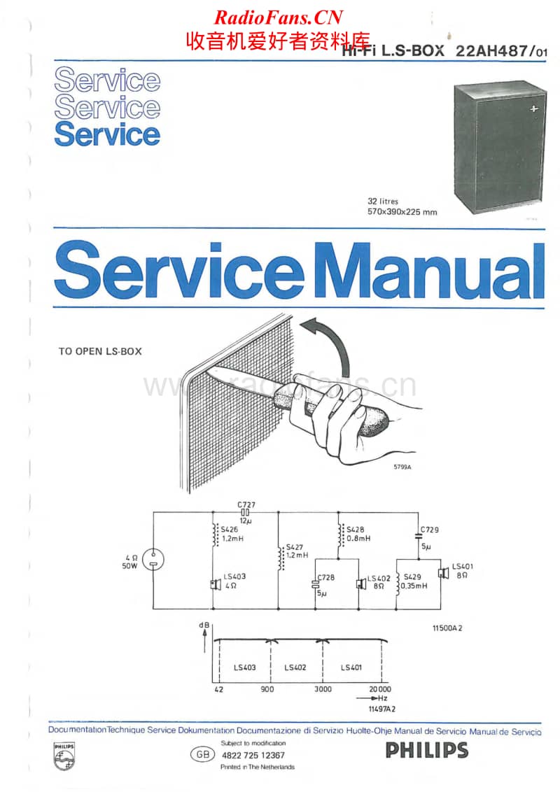 Philips-22-AH-487-Service-Manual电路原理图.pdf_第1页