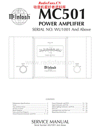 McIntosh-MC-501-Service-Manual电路原理图.pdf