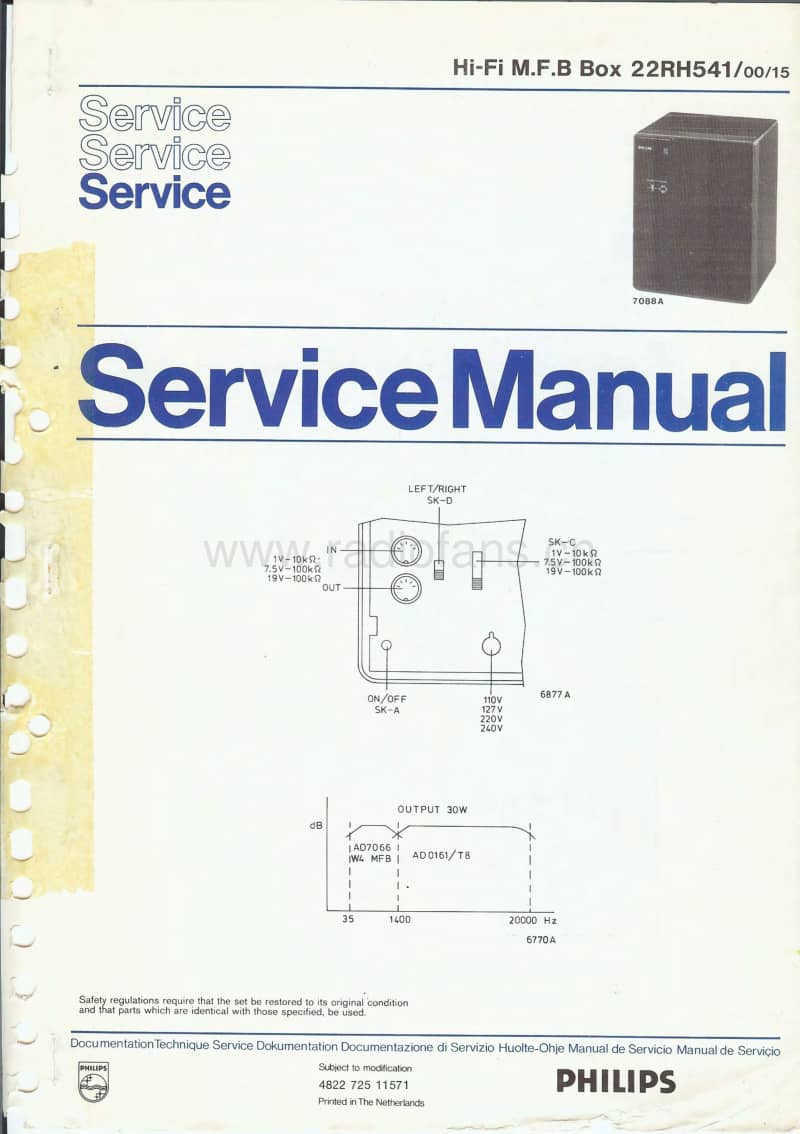 Philips-22-RH-541-Service-Manual电路原理图.pdf_第3页