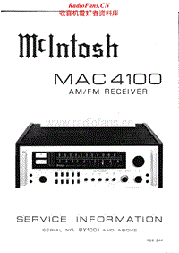 McIntosh-MAC-4100-Service-Manual电路原理图.pdf