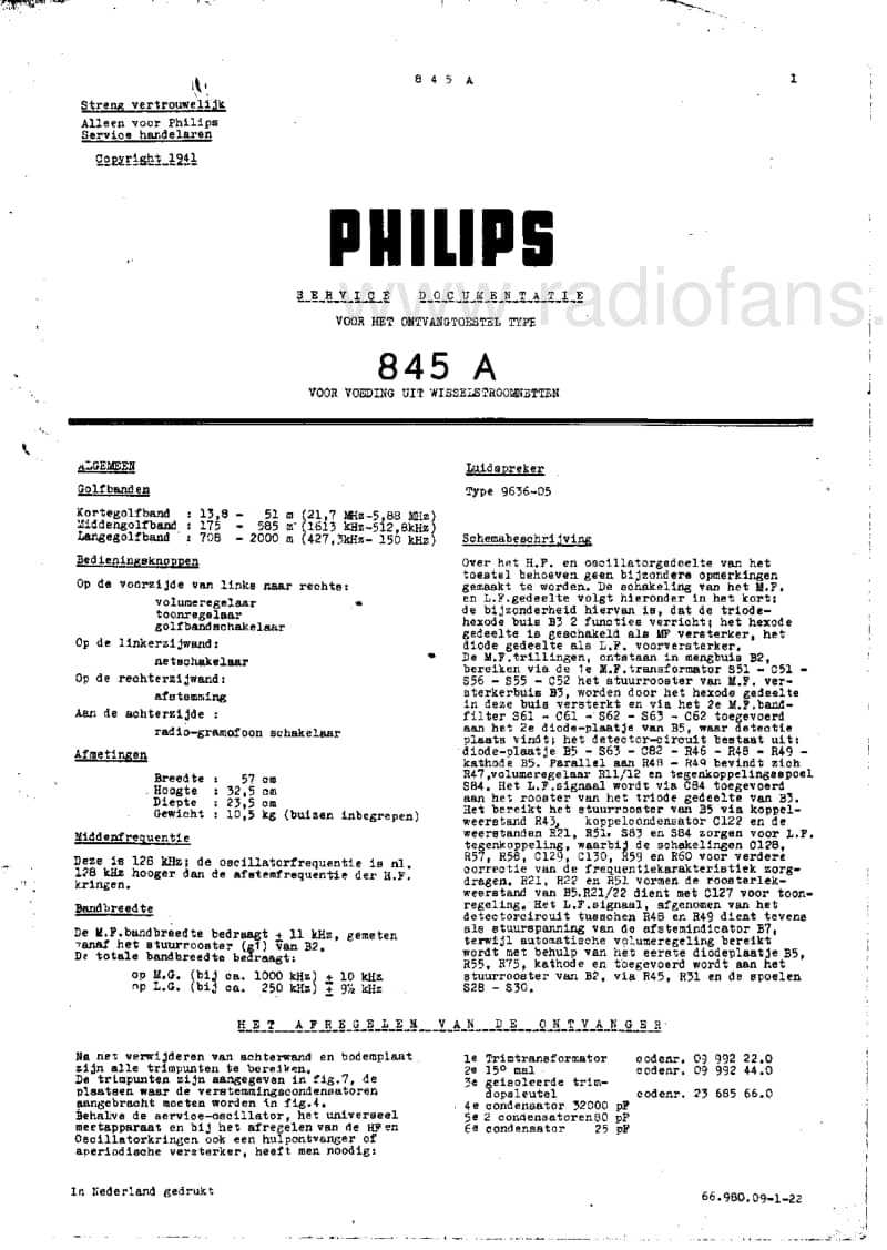 Philips-845-A-Service-Manual电路原理图.pdf_第3页