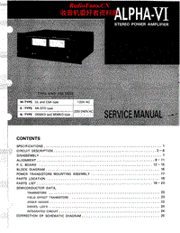Nikko-Alpha-VI-Service-Manual电路原理图.pdf