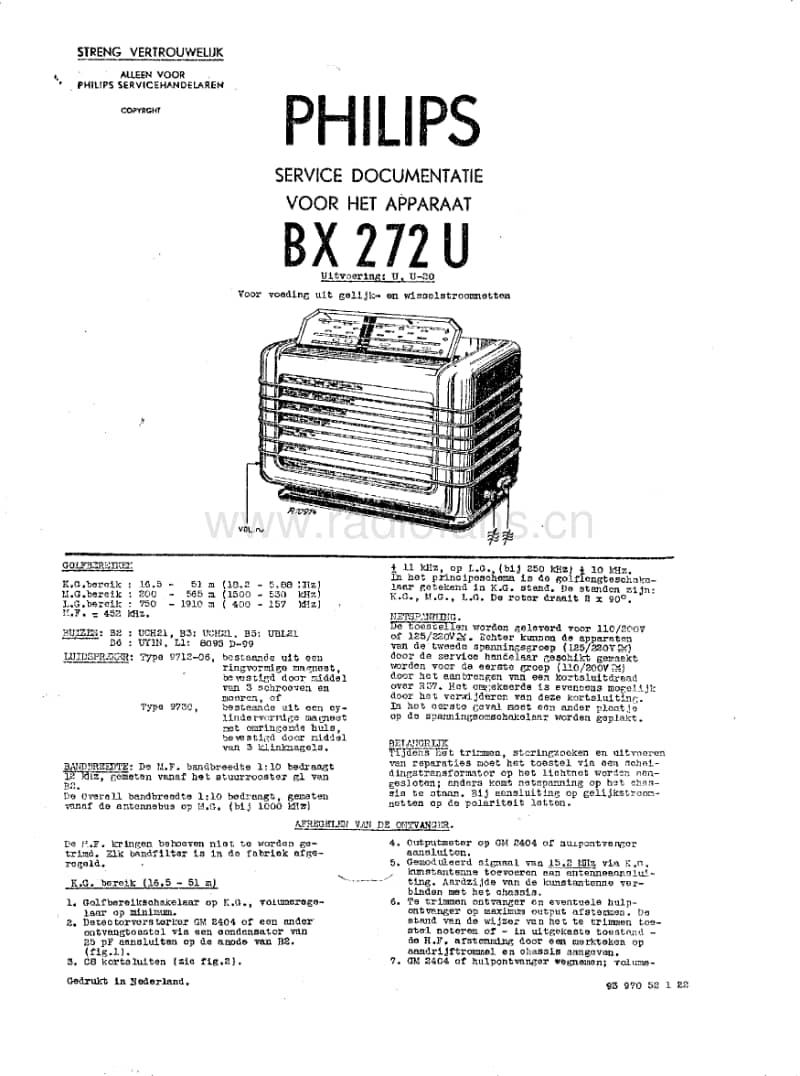 Philips-BX-272-U-Service-Manual电路原理图.pdf_第1页