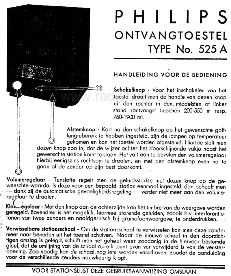 Philips-525-A-Service-Manual电路原理图.pdf_第3页