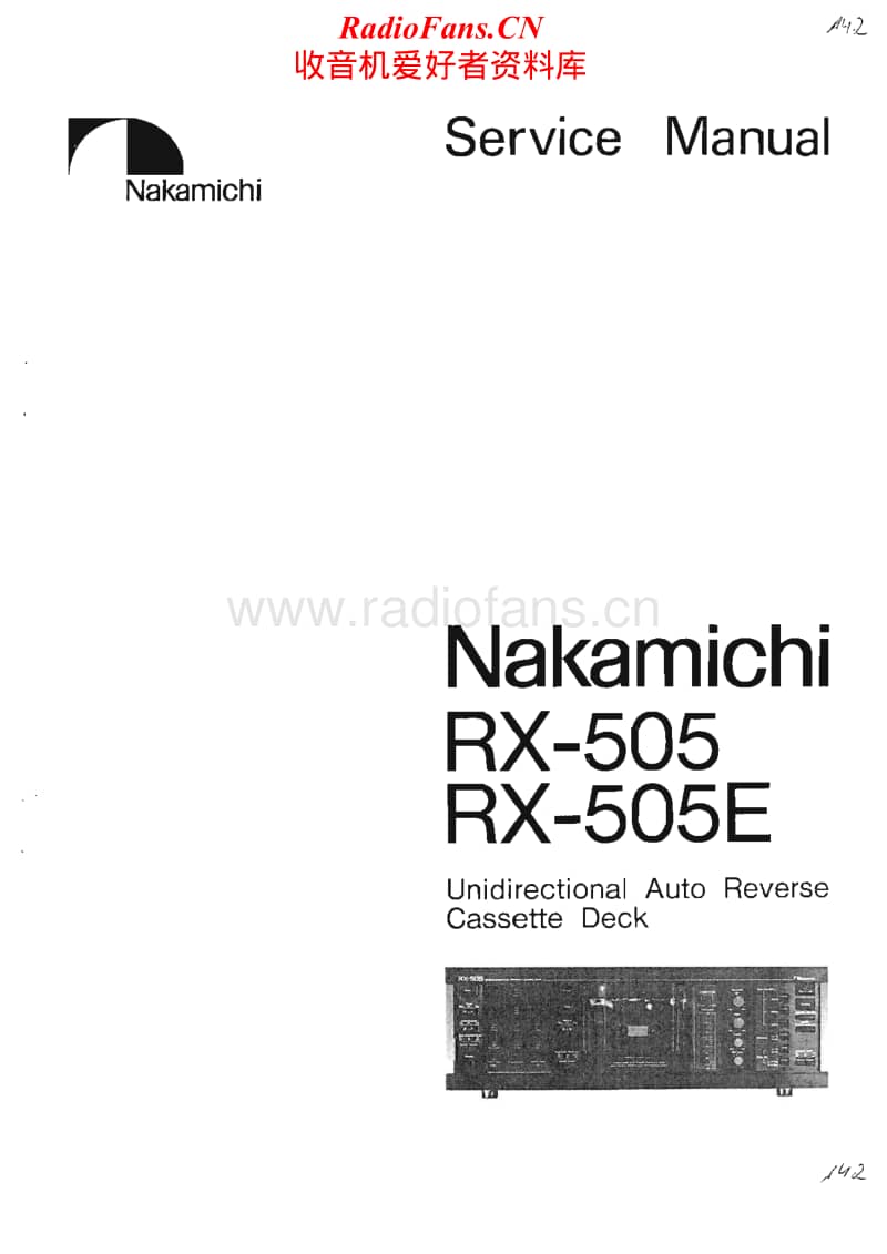 Nakamichi-RX-505-Service-Manual电路原理图.pdf_第1页